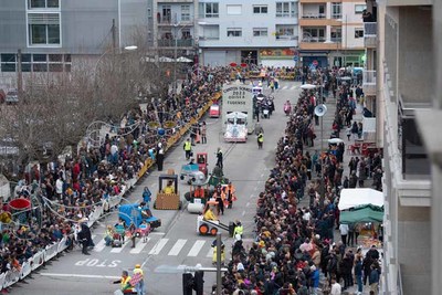 -2023 A Odisea Tudense- de Cantos Somos gaadora absoluta do desfile concurso de Entroido en Tui 