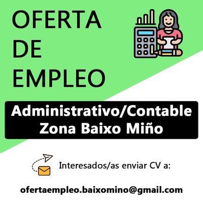 Oferta de empleo: Administrativo-Contable