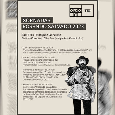El Concello de Tui organiza las Xornadas Rosendo Salvado