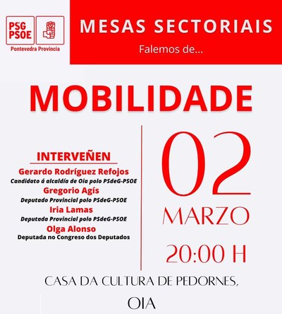 Oia acolle este xoves una mesa sectorial sobre mobilidade