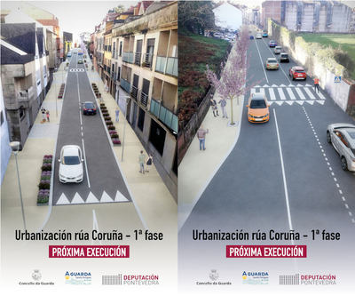 El Concello de A Guarda saca a licitacin las obras de mejora de la movilidad en la calle Corua
