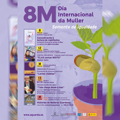 A Guarda conmemora el 8M con el programa de actividades -Semente de Igualdade-