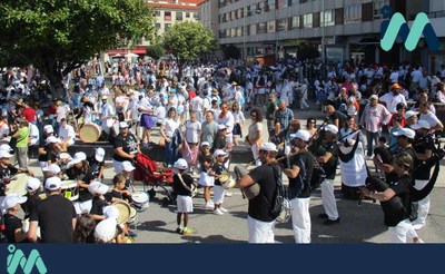 Los colegios de A Guarda se unen para simular la Troulada de las Festas do Monte