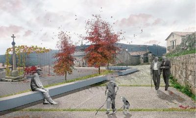 La inauguracin de la Praza do Campo, en Burgueira, se adelanta a este sbado