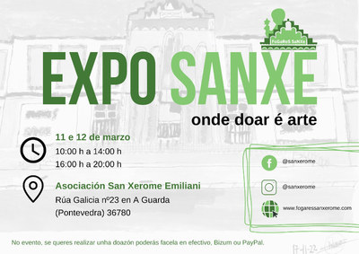 La Asociacin San Xerome Emiliani organiza -Expo Sanxe-, una exposicin y mercadillo de arte solidarios