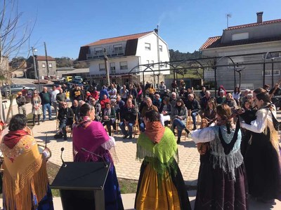 O Plan Reacpon da Deputacin transforma a Praza do Campo de Burgueira en Oia