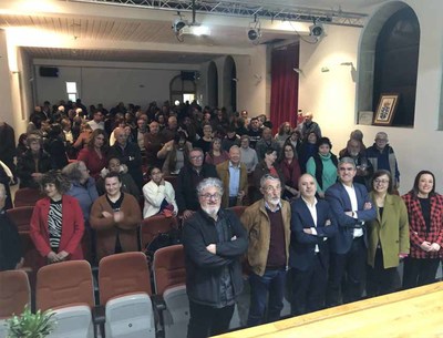 Acto de recoecemento aos 40 anos de presenza socialista no concello da Guarda
