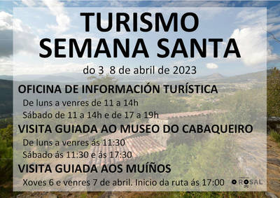 La Semana Santa llega a O Rosal con el turismo y la naturaleza como protagonistas
