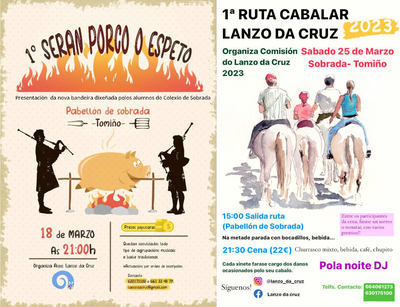 La Asociacin cultural Lanzo da Cruz organiza un sern y una ruta caballar