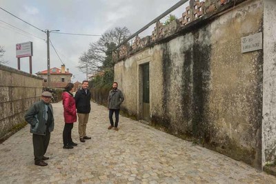  Rui Lages foi a Venade para se inteirar de obras de repavimentaao executadas e ver locais a intervir 
