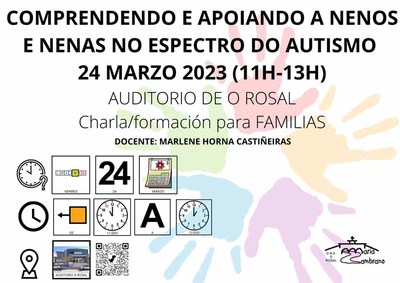 O CRA Mara Zambrano do Rosal organiza este venres unha charla formativa sobre o Espectro do Autismo