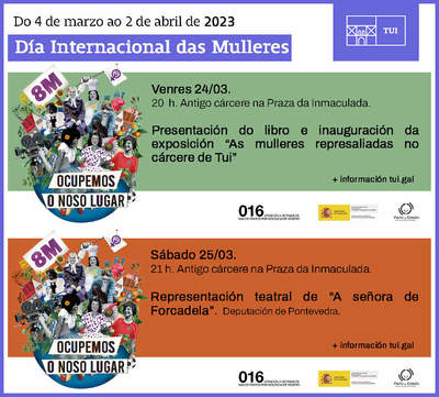 Las mujeres represaliadas en la crcel de Tui centran las actividades de esta semana por el 8M