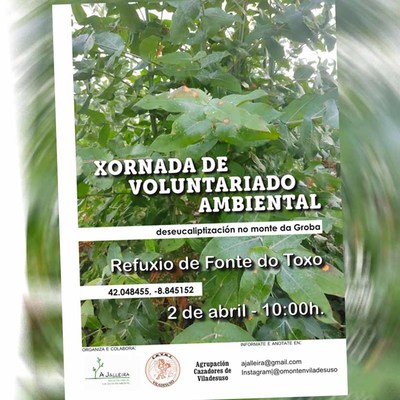 Xornada de voluntariado ambiental este domingo polos montes de Viladesuso