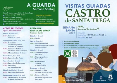 A Guarda celebra la Semana Santa con visitas guiadas y procesiones
