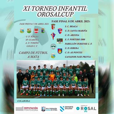 El campo de ftbol de A Mata acoge este fin de semana el XI Torneo Infantil -ORosalCup-