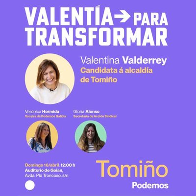 Presentacin de la Candidatura de Podemos Tomio