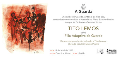 A Guarda reconoce a Tito Lemos como hijo adoptivo