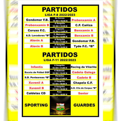El Sporting Guards publica su programacin de este fin de semana