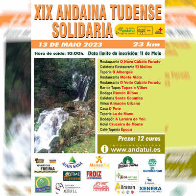 El club Andatui celebra la XIX Andaina Tudense Solidaria