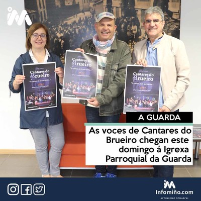 As voces de Cantares do Brueiro chegan este domingo  Igrexa Parroquial da Guarda