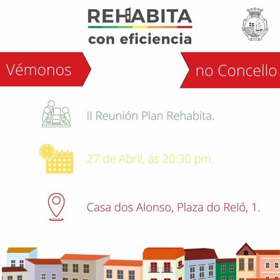 A Guarda acolle este xoves unha reunin aberta  cidadana sobre o Plan Rehabita