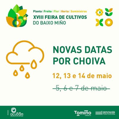 Aprazada pola chuvia a Feira de Cultivos do Baixo Mio