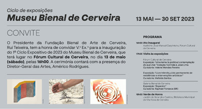 Museu Bienal de Cerveira reabre com nomes como Andy Warhol, Nikias Skapinakis, Joana Vasconcelos, Vhils e Bordalo II