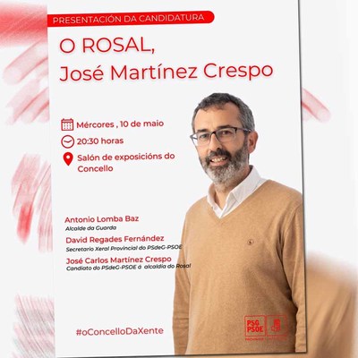 O PSdeG-PSOE do Rosal presenta a candidatura coa que se presentan s eleccins de maio