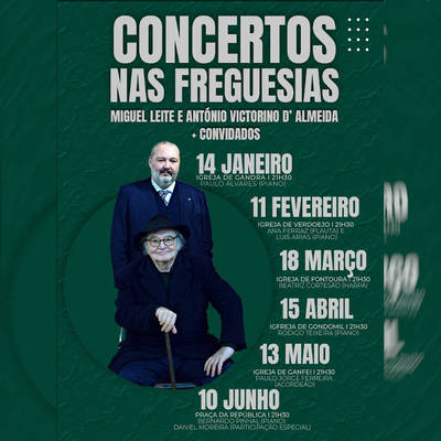 Concertos nas Freguesias este sbado em Igreja de Ganfei de Valena