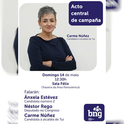 El BNG de Tui celebra su acto central de campaa este domingo