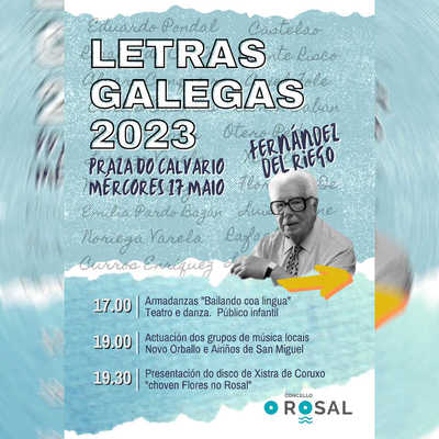 O Rosal homenaxea  lingua no Da das Letras Galegas 2023
