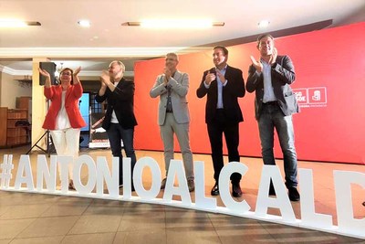 Antonio Lomba reivindica -a solvencia do noso proxecto para A Guarda- nun acto no que recibiu o apoio de Formoso, Besteiro e Regades