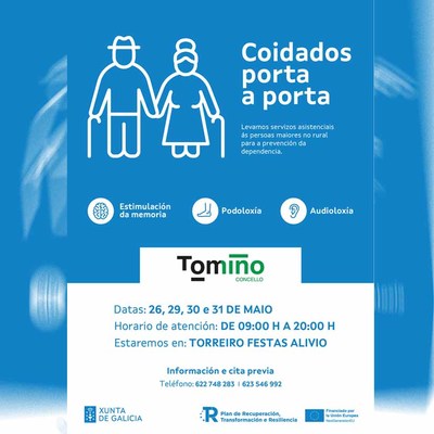 O programa -Coidados porta a porta- regresa este mes a Tomio