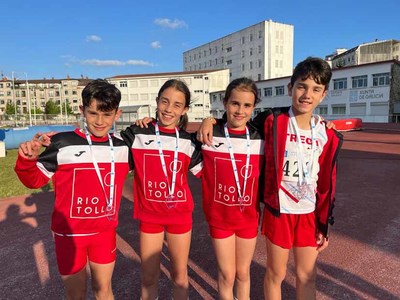 Atletismo Trega se lleva un oro y una plata en el Provincial de Xogade en pista al aire libre