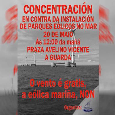 Concentracin contra a elica maria o sbado 20 de maio na Guarda
