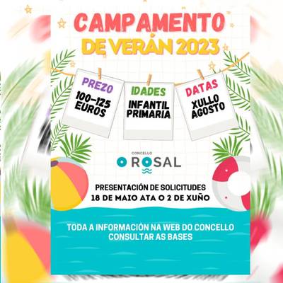 ltimos das de inscricin para o campamento de vern do Rosal