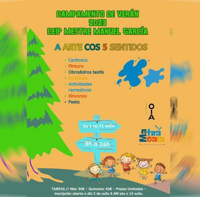 Oia acolle un campamento infantil para facilitar a conciliacin durante o mes de xullo