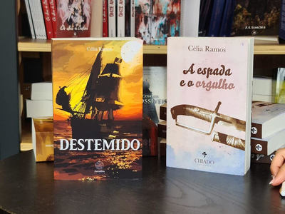 Clia Ramos apresenta em Caminha os seus livros -Destemido- e -A Espada e o Orgulho-