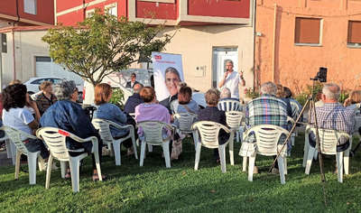 Antonio Lomba pide -o apoio masivo dos meus vecios e vecias este domingo-