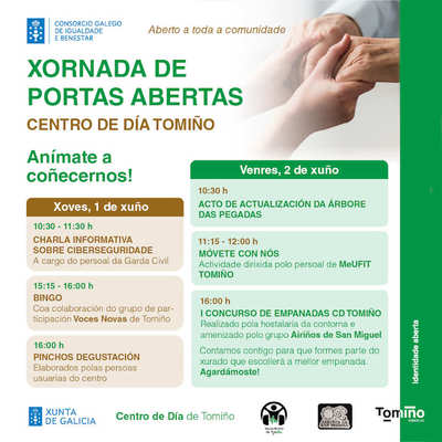 El Centro de Da de Tomio abre sus puertas a los vecinos y vecinas