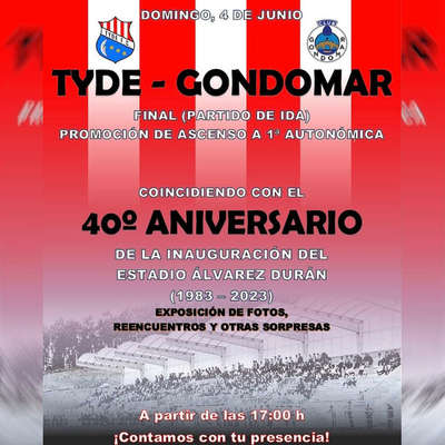 El Tyde FC conmemora este domingo el 40 aniversario del Estadio lvarez Durn
