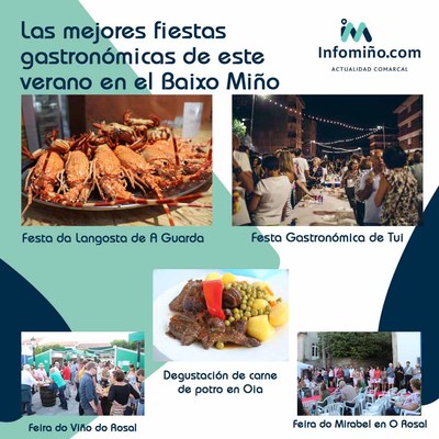 Las mejores fiestas gastronmicas de este verano en el Baixo Mio