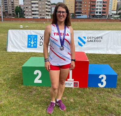 Loli Martnez Vicente consigue la plata en el Campeonato de Galicia Mster