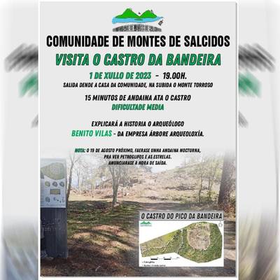 Visita o Castro da Bandeira o 1 de xullo