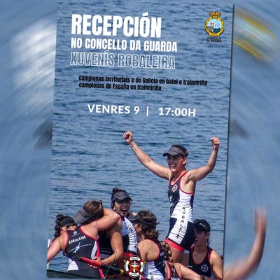 O Concello da Guarda realiza este venres unha recepcin s deportistas xuvens do Clube de Remo Robaleira