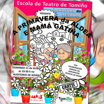 A Escola de Teatro de Tomio remata o curso enriba do escenario