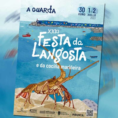 Todo preparado en A Guarda para una nueva edicin de la -Fiesta de la Langosta y de la Cocina Marinera-