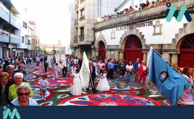 Miles de personas visitaron A Guarda este fin de semana para disfrutar de las tradicionales Alfombras Florales
