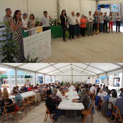 Xantar Solidario de SOS Tomio-Baixo Mio no Concello do Rosal