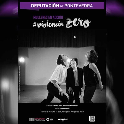 As artes escnicas saen  ra no Rosal para acadar -Violencia Zero-